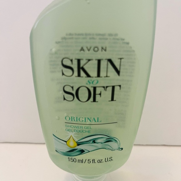 Avon Skin So Soft Lot of 2 Original Moisture Rich Body Lotion & Shower Gel - Picture 4 of 10